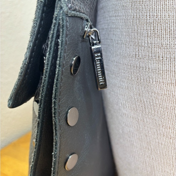 Hammitt Montana Large Reversible Crossbody Black Snake & Pebbled Leather - Picture 14 of 14